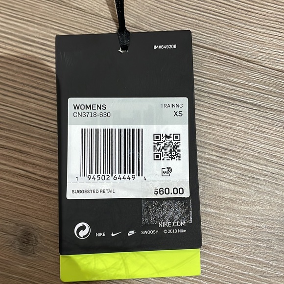 Nike Women's Sports Bras Polyester/Spandex Blend Shape Bra, High Support - Picture 4 of 4